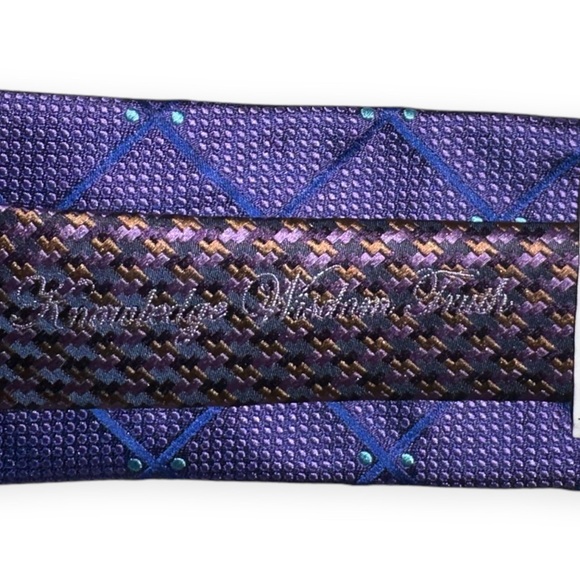 ROBERT GRAHAM Knowledge Wisdom Truth Embroidered Tie - Picture 4 of 7